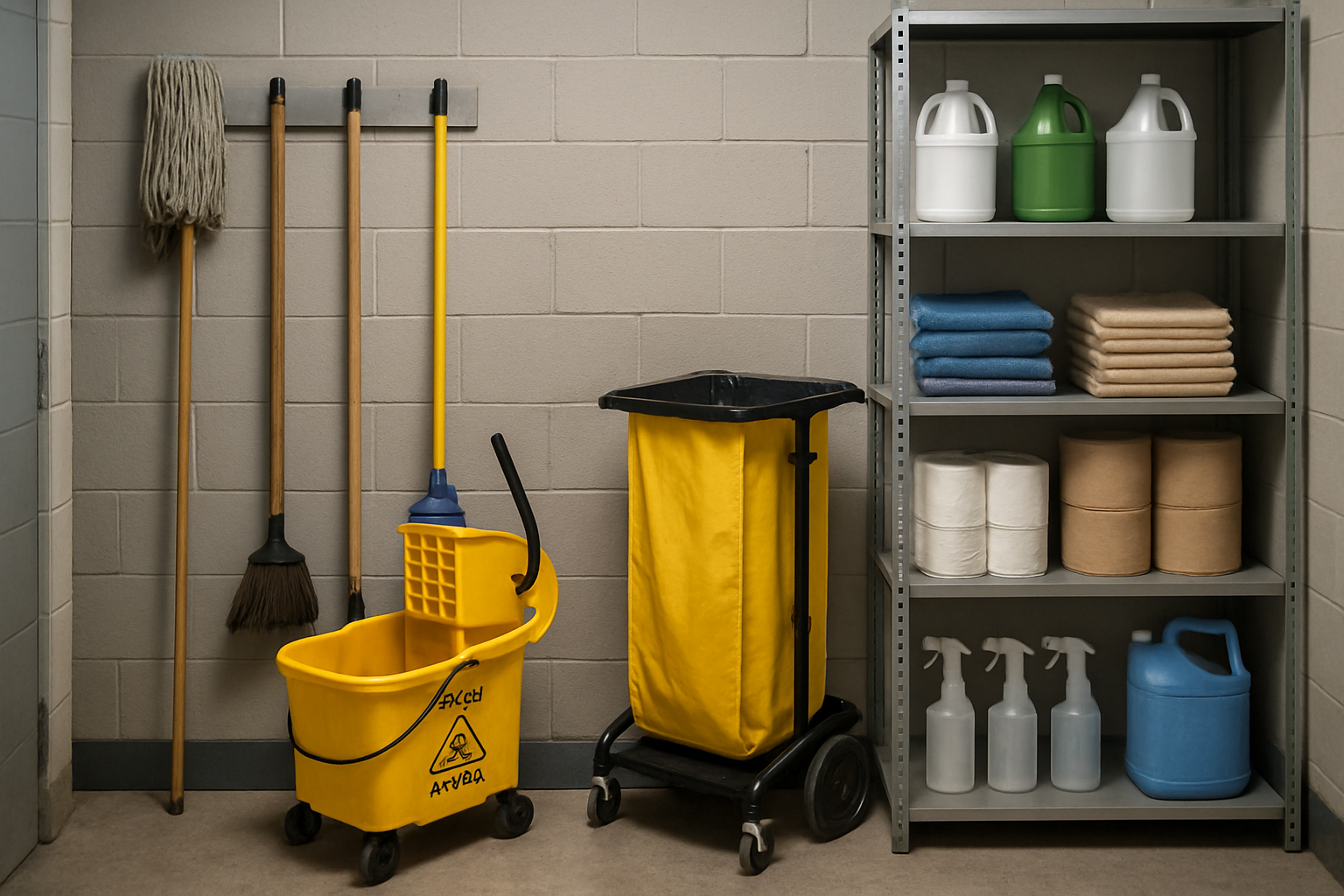 Janitorial supply room-2